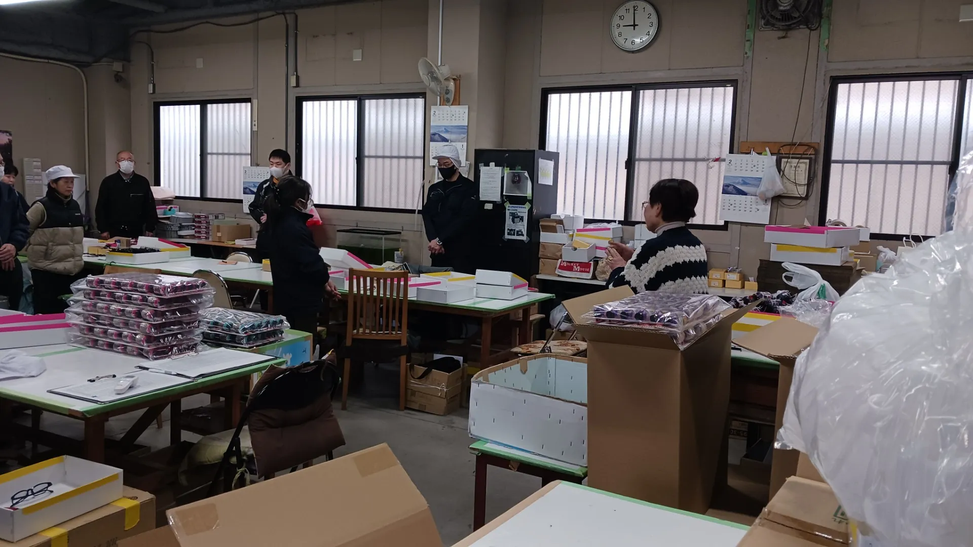 2月24日　火曜日　朝礼の様子　